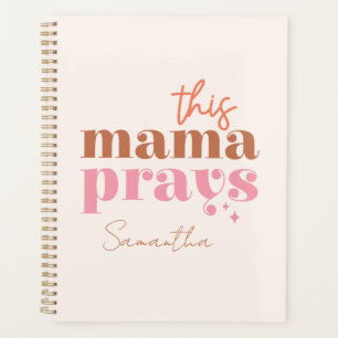 Dieses Mama Prays - rustikales Boho Design Planer