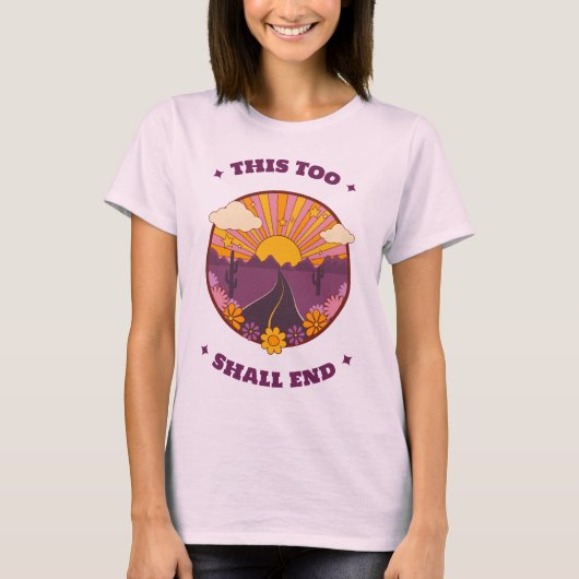 Dieses Mantra der Meditation wird vorübergehen T-Shirt (Vorderseite)