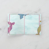 Dieses Meerjungfrau-Gefühl - Blankokarte Feiertagskarte (Innenseite)