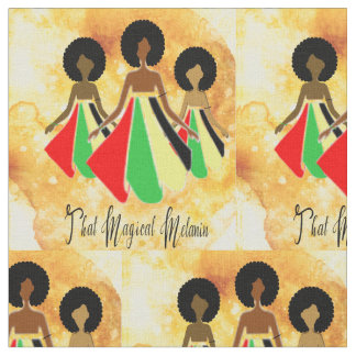 Dieses Melanin magische Afrocentric Baumwollgewebe Stoff