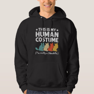 Dieses menschliche Kostüm bin ich wirklich Chinchi Hoodie