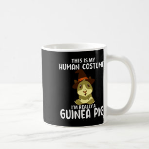 Dieses menschliche Kostüm bin ich wirklich Guinea Kaffeetasse