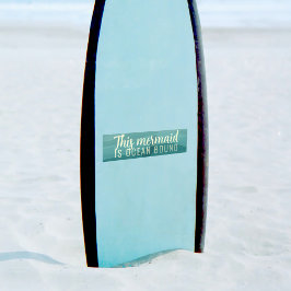 Dieses Mermaid ist ein Ocean Bound Custom Autoaufk Autoaufkleber
