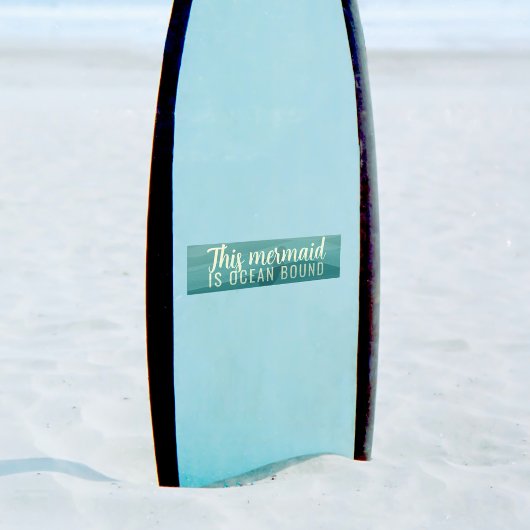 Dieses Mermaid ist ein Ocean Bound Custom Autoaufk Autoaufkleber