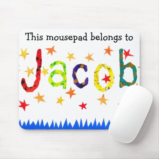 'Dieses Mousepad gehört Jacob' Mousepad (Mit Mouse)
