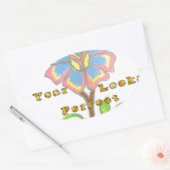 Dieses neue Jahr sieht aus wie eine perfekte Blume Ovaler Aufkleber (Umschlag)