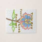 Dieses neue Jahr sieht aus wie eine perfekte Blume Puzzle (Horizontal)