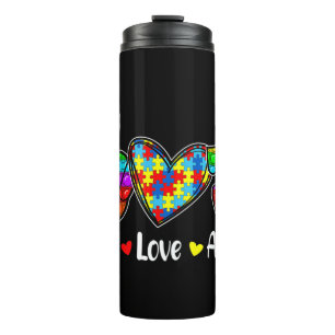 Dieses neue Poppin mit Redewendungen "Peace Liebe  Thermosbecher