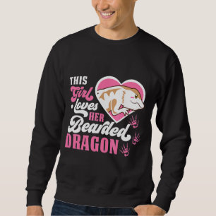 Dieses Niedliche Mädchen Liebe ihren bärtigen Drac Sweatshirt