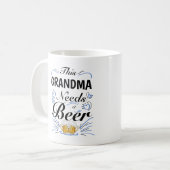 Dieses Oma braucht ein Bier Kaffeetasse (Vorderseite Links)