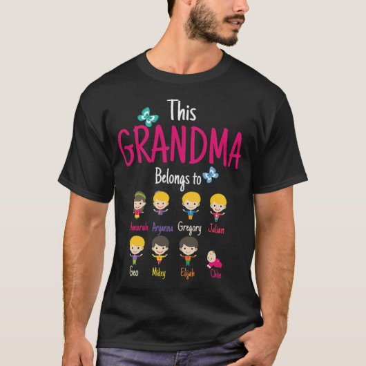 Dieses Oma gehört Aamarah Aryanna Gregory bi T-Shirt (Vorderseite)