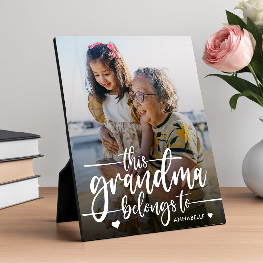 Dieses Oma gehört | Muttertag Fotoplatte