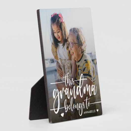 Dieses Oma gehört | Muttertag Fotoplatte (Seite)