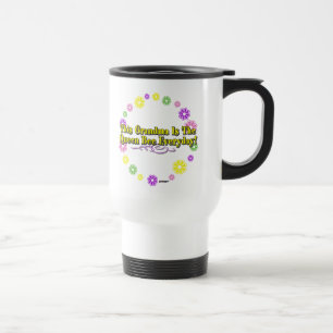 Dieses Oma ist die Queen Bee Alltag Blume Ring Reisebecher