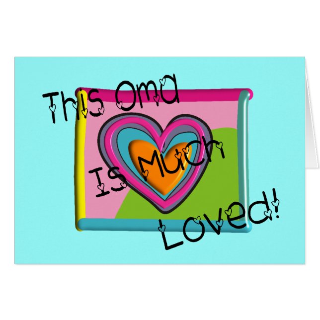 Dieses OMA viel GELIEBT (Vorderseite (Horizontal))