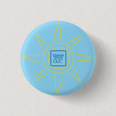 Dieses Out Day & Night, Sun & Moon individuell ein Button (Vorderseite)