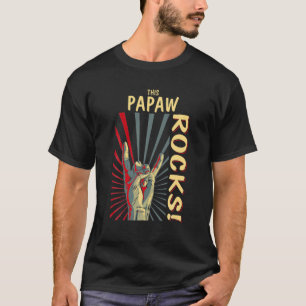 Dieses Papaw Rocks Vintag Retro-Konzert 70er 80er  T-Shirt