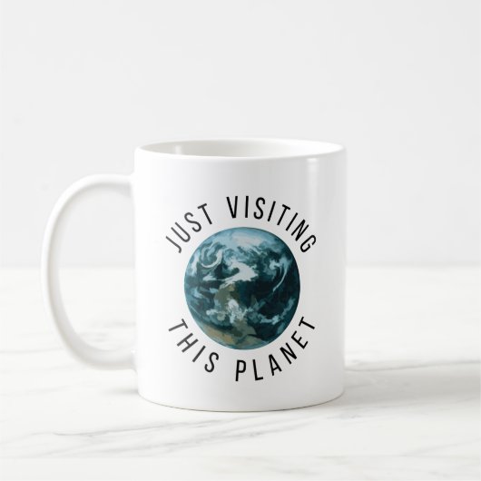 Dieses Planeten gerade besuchen Kaffeetasse (Links)