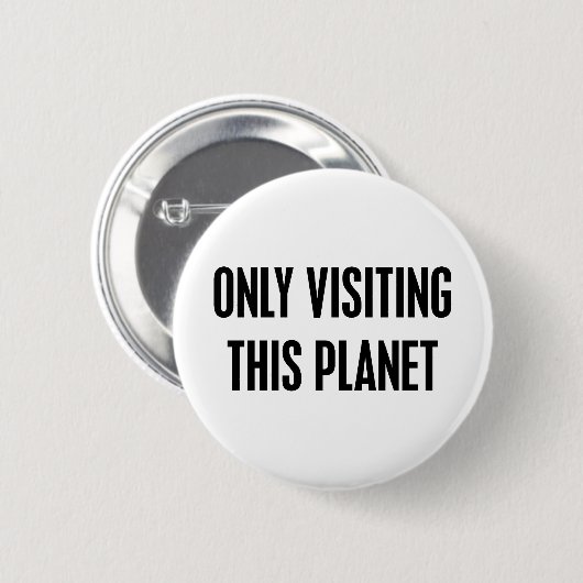 Dieses Planeten nur besuchen Button (Vorne & Hinten)