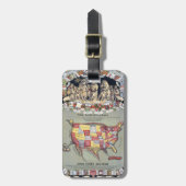 DIESES PORCINEOGRAPH, c1876 Gepäckanhänger (Vorderseite vertikal)