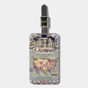 DIESES PORCINEOGRAPH, c1876 Gepäckanhänger