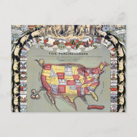 DIESES PORCINEOGRAPH, c1876 Postkarte (Vorderseite)