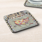 DIESES PORCINEOGRAPH, c1876 Untersetzer (Linke Seite)