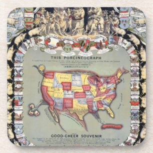 DIESES PORCINEOGRAPH, c1876 Untersetzer
