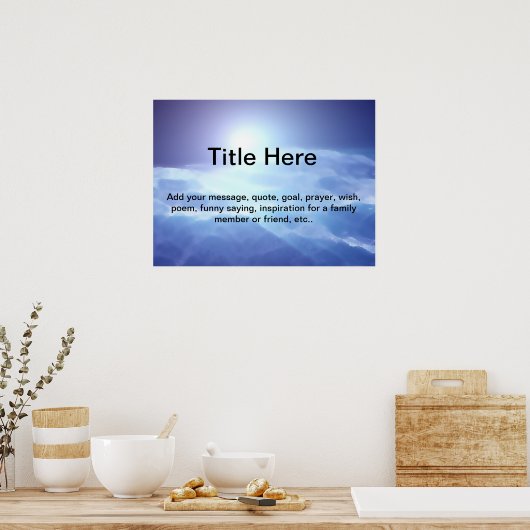 Dieses Poster anpassen (Küche)