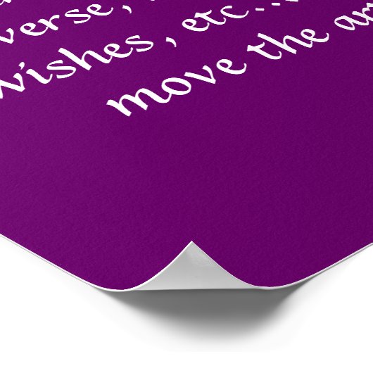 Dieses Poster - Happy Buddha (Ecke)