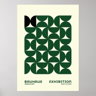 Dieses Poster mit geometrischem Muster im Bauhaus-