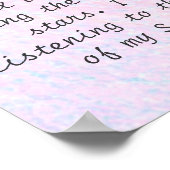 Dieses Poster - Pink Yoga Yin Yang anpassen (Ecke)