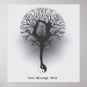 Dieses Poster - Yoga Tree anpassen (Vorne)