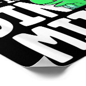Dieses Prinzip ist Dynamitlehrer Dinosaurier Pun T Poster (Ecke)