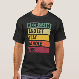 Dieses Retro-Zitat behalte Beruhigung und Lasse Cl T-Shirt