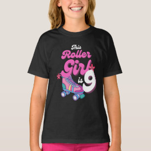 Dieses Roller Girl ist ein 9-Skaten-Geschenk-Idee T-Shirt
