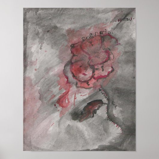 Dieses rote Rose-Poster Poster (Vorne)