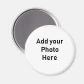 Dieses Round Foto Magnet anpassen (Vorderseite/Rückseite)