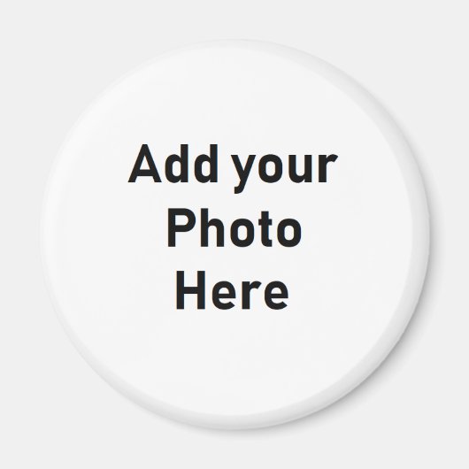 Dieses Round Foto Magnet anpassen (Vorne)