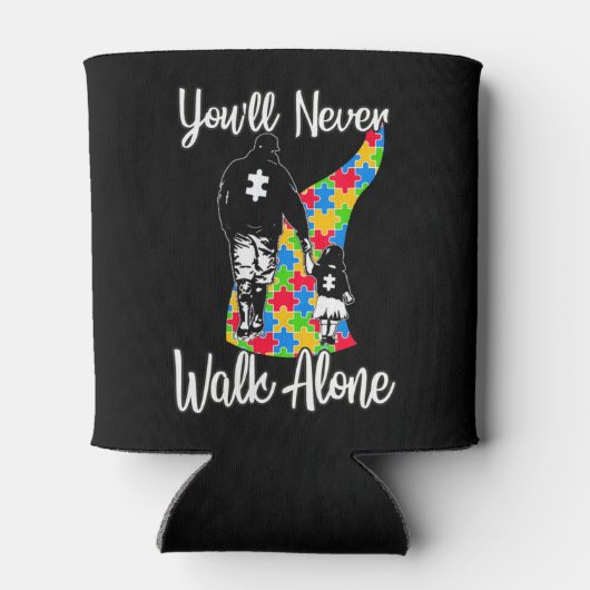 Dieses schöne Design für Vater und Tochter gr Dosenkühler (Rückseite)