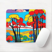 Dieses schöne Mousepad hat eine bunte Landschaft (Mit Mouse)