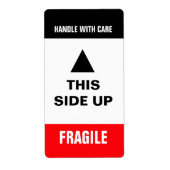 Dieses seitliche Warnschild (Vorne)