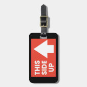 Dieses seitliche Zeichen Gepäckanhänger (Vorderseite vertikal)