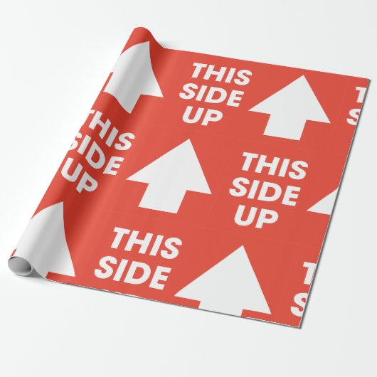 Dieses seitliche Zeichen Geschenkpapier (Ungerollt)