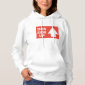 Dieses seitliche Zeichen Hoodie (Vorderseite)