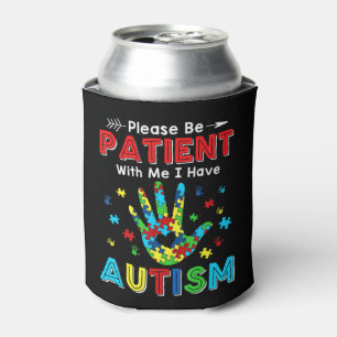 Dieses Shirt Feature Autismus Puzzleteile macht di Dosenkühler