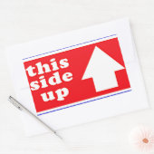 Dieses Side-Up-Etikett Rechteckiger Aufkleber (Umschlag)