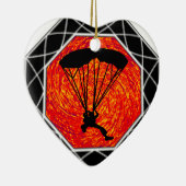 DIESES SKYDIVING SET KERAMIKORNAMENT (Rechts)