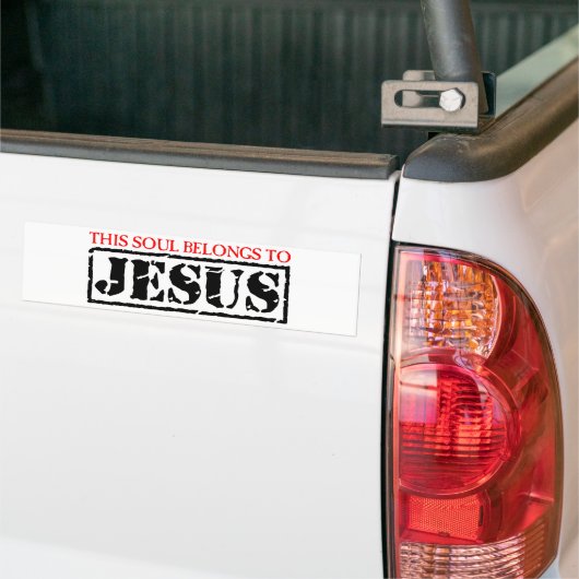 Dieses Soul gehört Jesus Autoaufkleber (Auf Lkw)