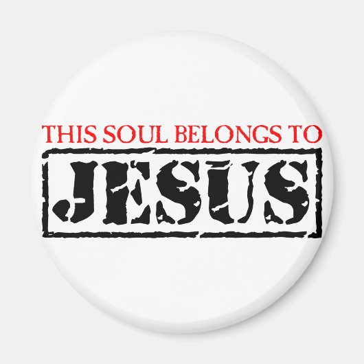 Dieses Soul gehört Jesus Magnet (Vorne)